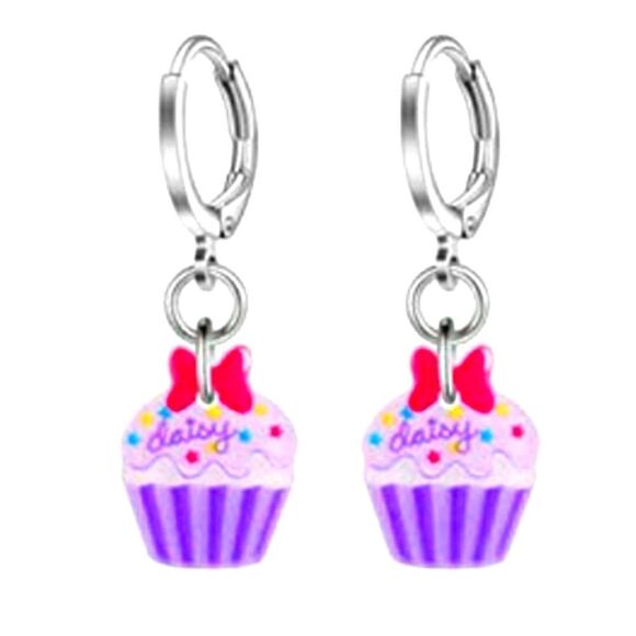 Other - Hypoallergenic Acrylic Dangle Hoop Earrings